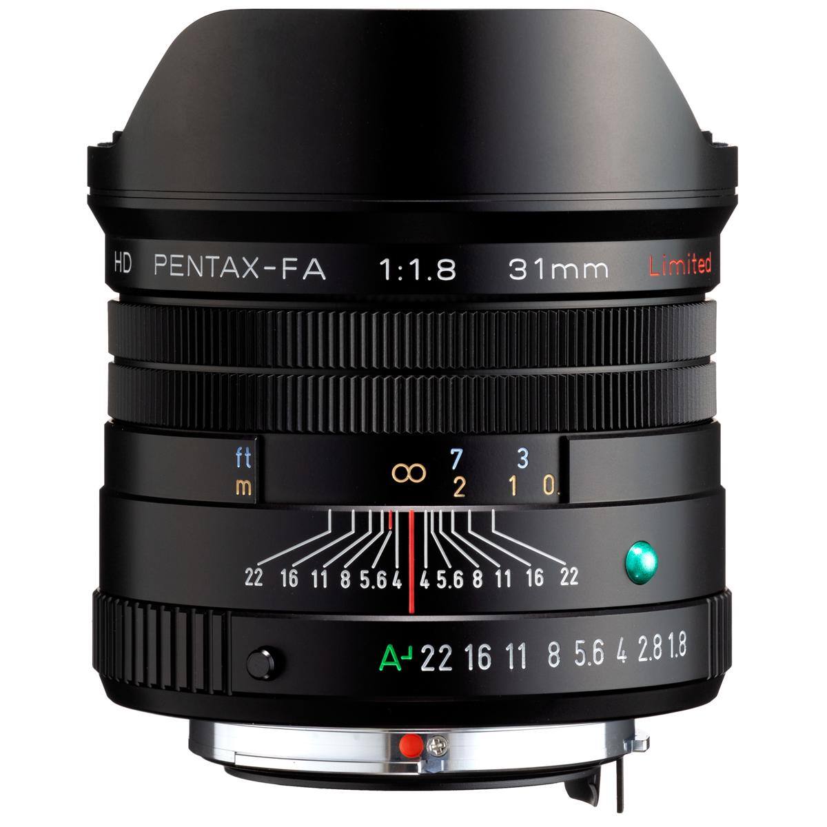 HD PENTAX-FA 1:1.8 31mm Limited

ft m
8 7 2 3 1 0.
22 16 11 8 5.6 4
4 5.6 8 11 16 22
LA 22 16 11 8 5.6 4 2.8 1.8