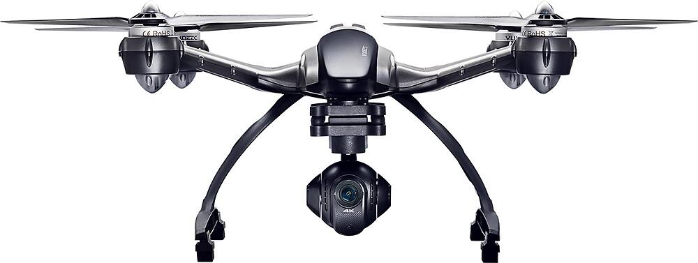 Front. Yuneec - Typhoon 4K Quadcopter - Black.