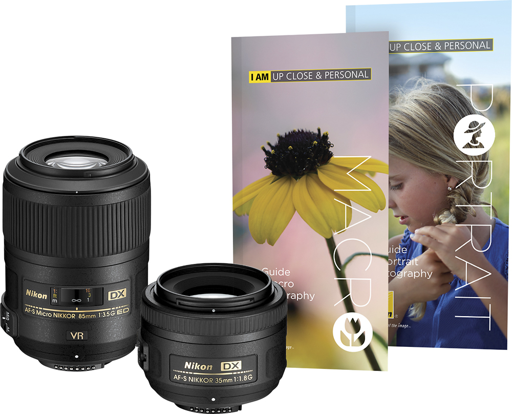 Best Buy: Nikon 35mm f/1.8G Portrait and 85mm f/3.5G Macro Two