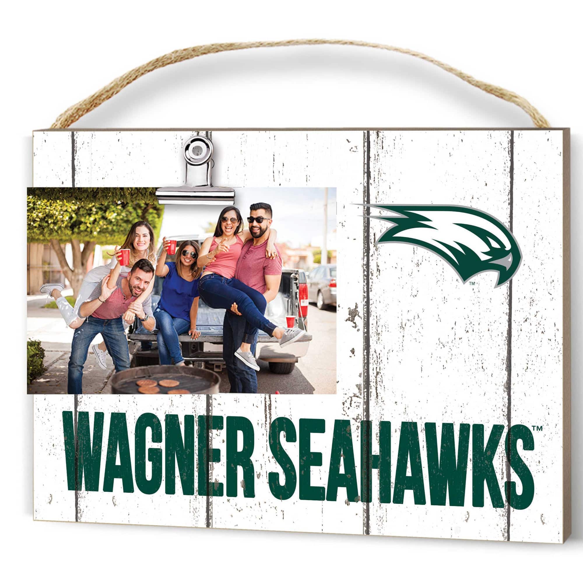 "Jardine - Wagner College Seahawks 8"" x 10"" Weathered Clip It Frame - White" price history on PriceWatchPro