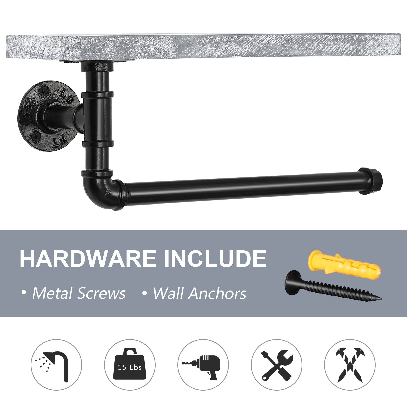 0 LO  
13  
HARDWARE INCLUDE  
Metal Screws  
Wall Anchors  
15 Lbs