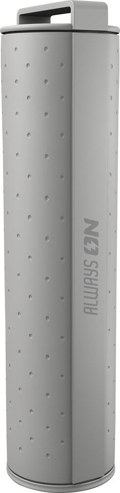 Front. Rayovac - Mini Portable 2,200 mAh Power Bank - Gray.