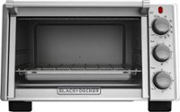 BLACK+DECKER 6-Slice Convection Countertop Toaster Oven, Stainless Steel/ Black, TO2050S 