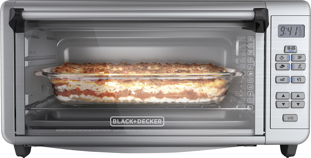 Black & Decker Convection Toaster/Pizza Oven Silver  - Best Buy