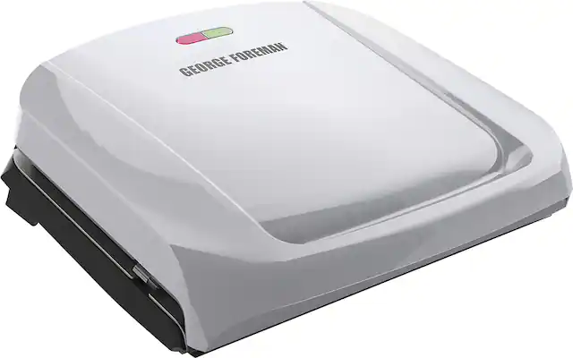 Angle. George Foreman - Electric Grill - Platinum.