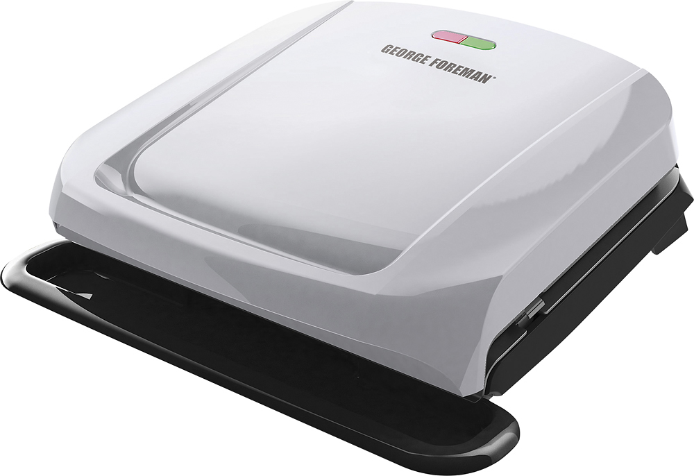Alt View 11. George Foreman - Electric Grill - Platinum.