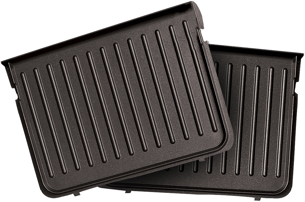 George Foreman Grill with Removable Grill Plates Metallic  - Best Buy