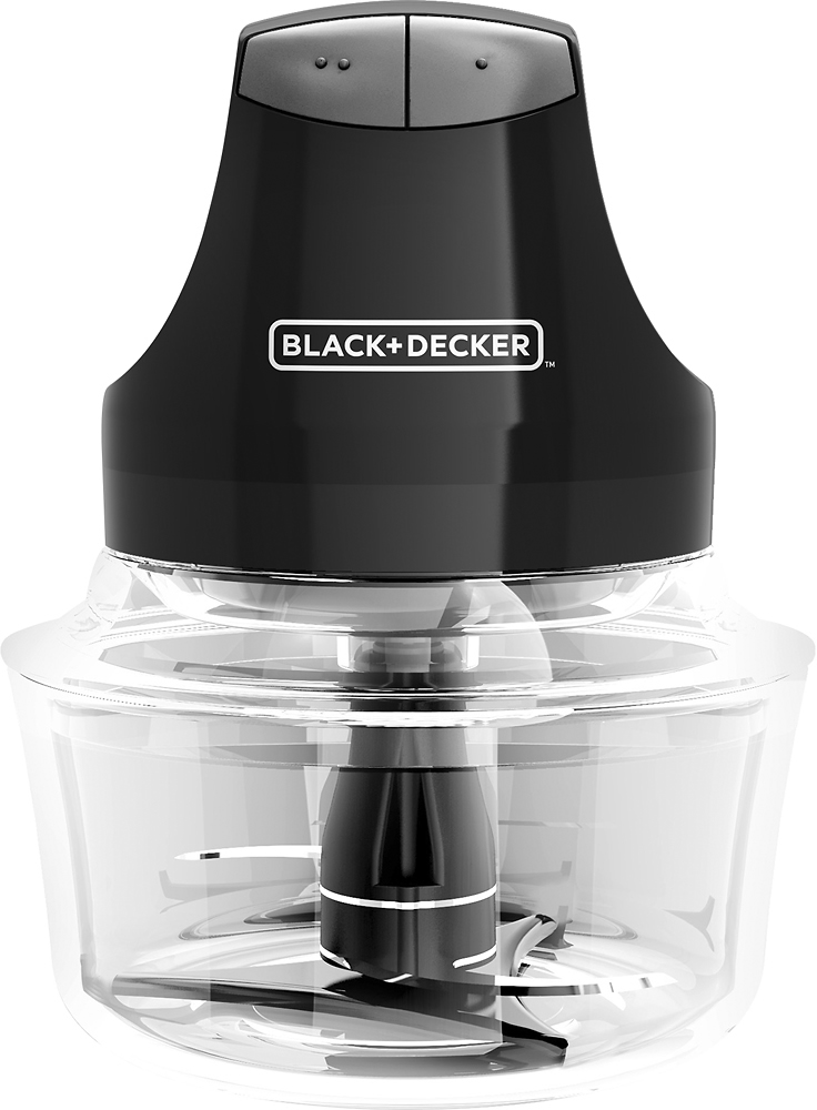 Best Buy: Black & Decker Glass Bowl Chopper with 2 Bowls Black