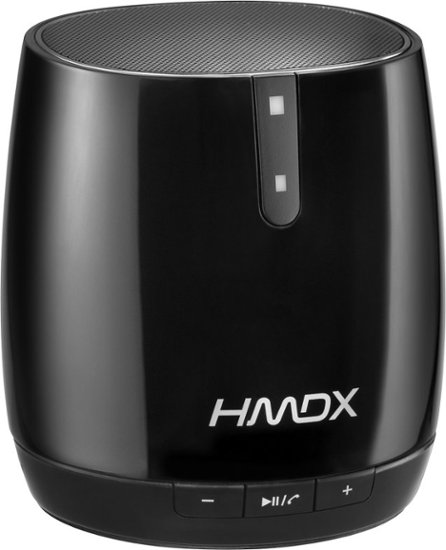 HMDX - Chill Portable Bluetooth Speaker - Black - Angle Zoom