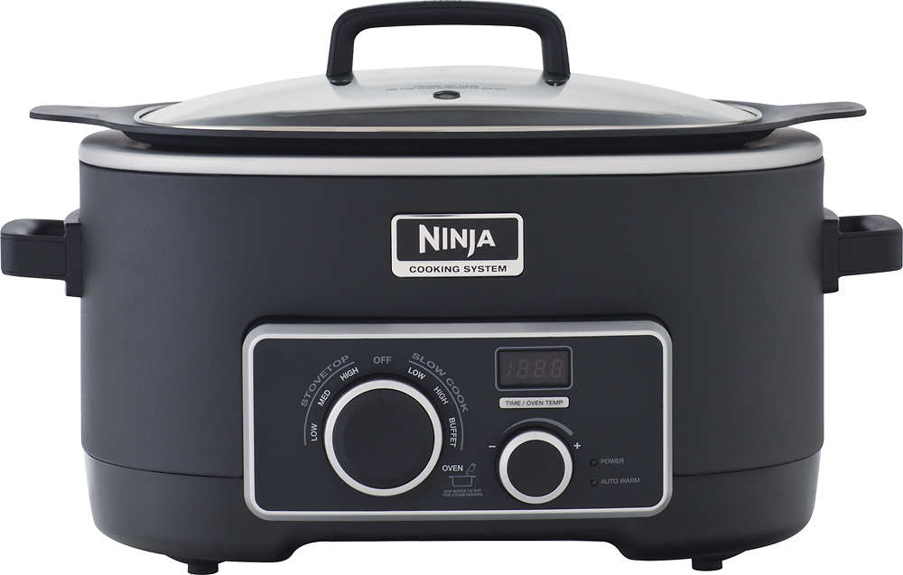 Ninja 6-Quart 3-in-1 Cooking System Black MC750 - Best Buy