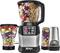 Nutri Ninja Auto-iQ Compact System 6-Speed Blender - Black/Silver-Angle_Standard