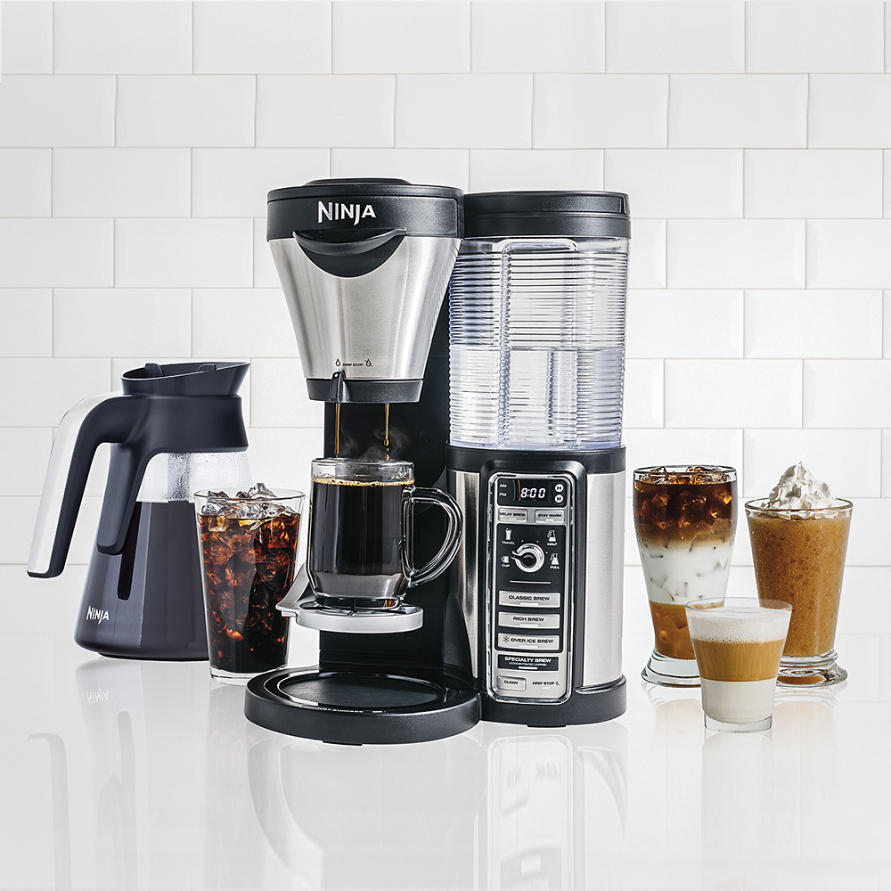 Ninja Coffee Bar Brewer with Glass Carafe Stainless Steel  - Best Buy
