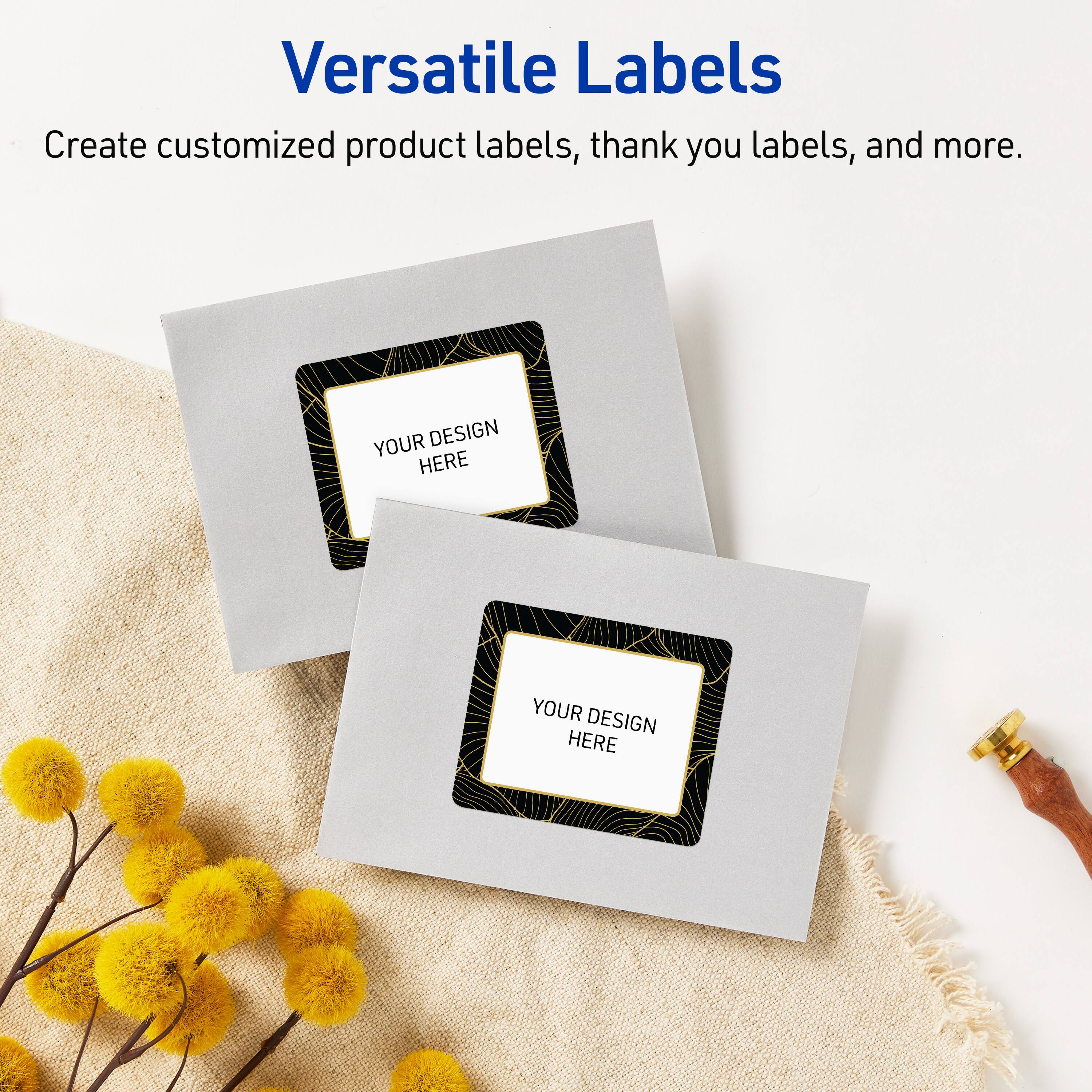 Versatile Labels

Create customized product labels, thank you labels, and more.

YOUR DESIGN HERE
YOUR DESIGN HERE
