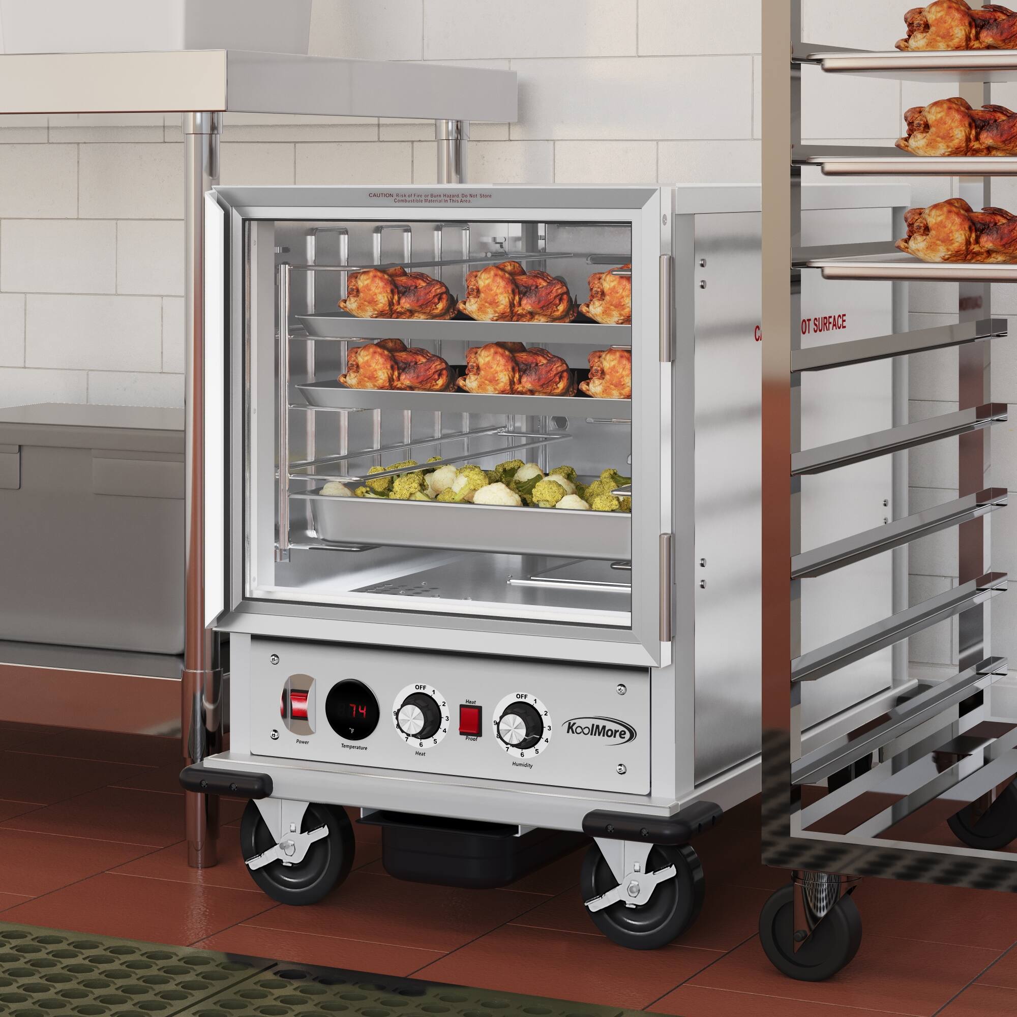 Cn : : - P - - : - | - I : C OT SURFACE - 14 -o des - a . -   . - + KoolMore

CAUTION: Do not touch the hot surface. Do not touch the hot surface.

KoolMore

OFF
Temperature
Heat
Humidity