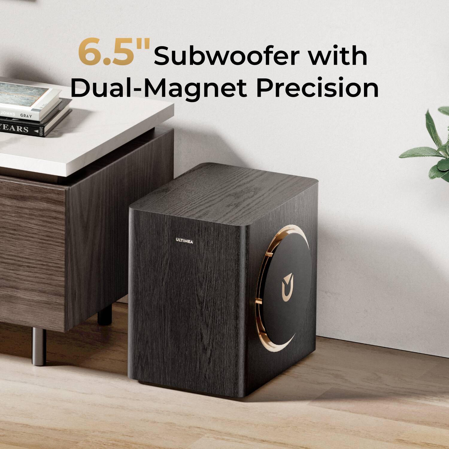 6.5" Subwoofer with Dual-Magnet Precision