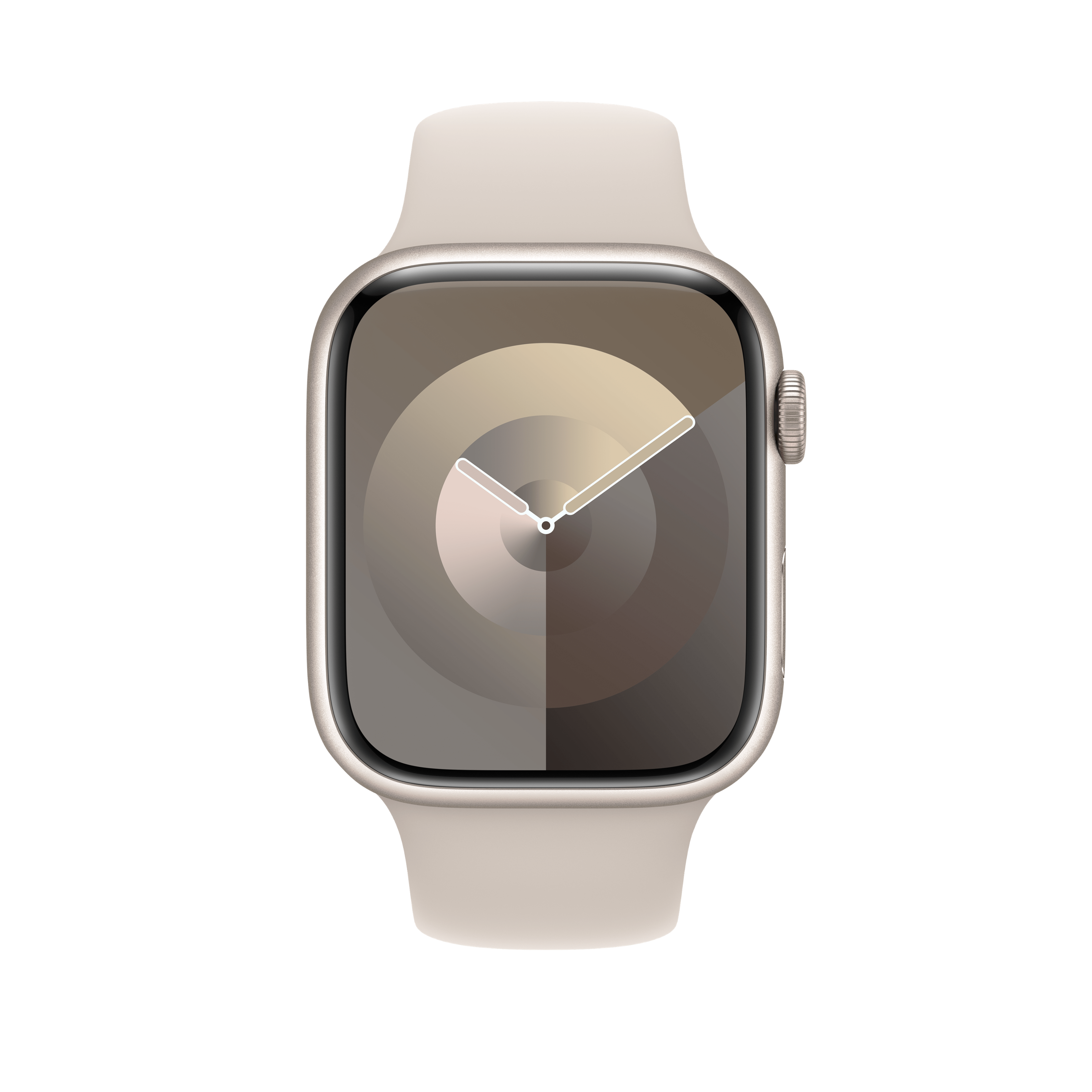Alt View 12. Apple - 45mm Starlight Sport Band - S/M - Starlight.