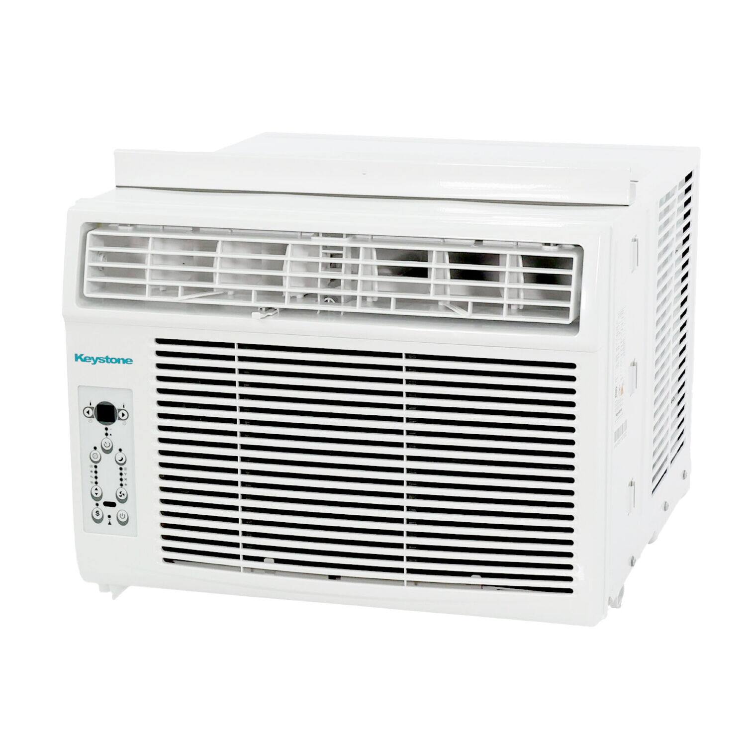 Alt View 8. Keystone - Keystone 6,000 BTU 115V 250 Sq. Ft. Window Air Conditioner - White.