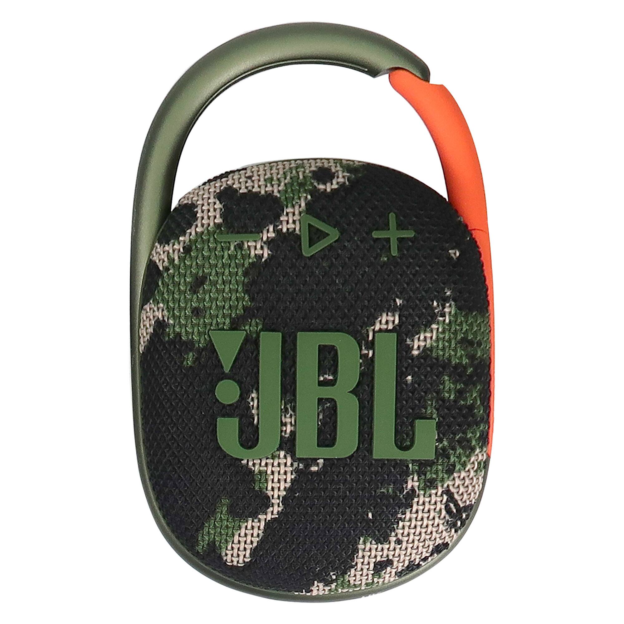 Angle. JBL - JBL Clip 4 Portable Bluetooth Waterproof Speaker (Squad) with Waterproof Pouch - Squad.