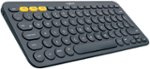 Logitech - K380 TKL Wireless Scissor Keyboard for PC, Laptop, Windows, Mac, Android, iPad OS, Apple TV - Gray