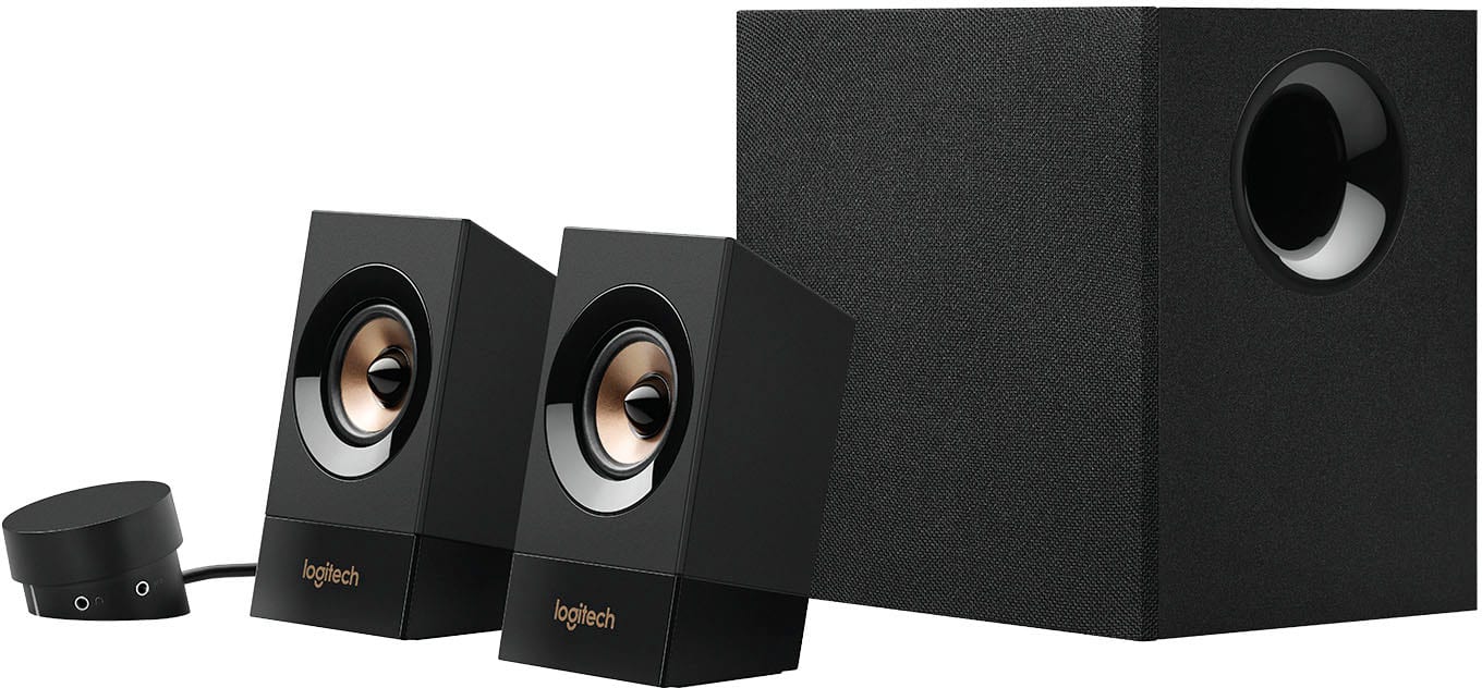 Zoom in on Alt View Zoom 12. Logitech - Z533 Multimedia Speakers (3-Piece) - Black.