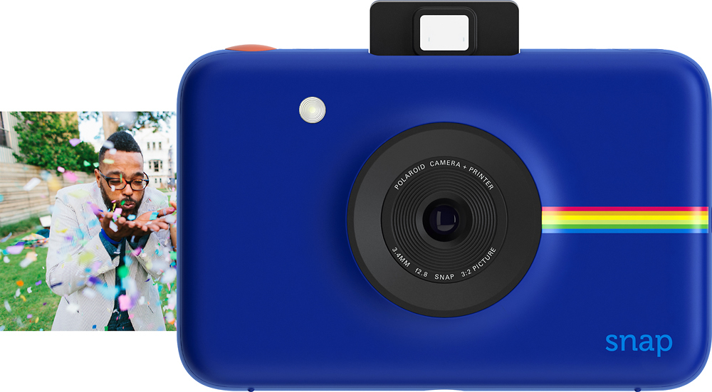 Polaroid Snap 10.0-Megapixel Digital Camera Navy Blue POLSP01NB - Best Buy