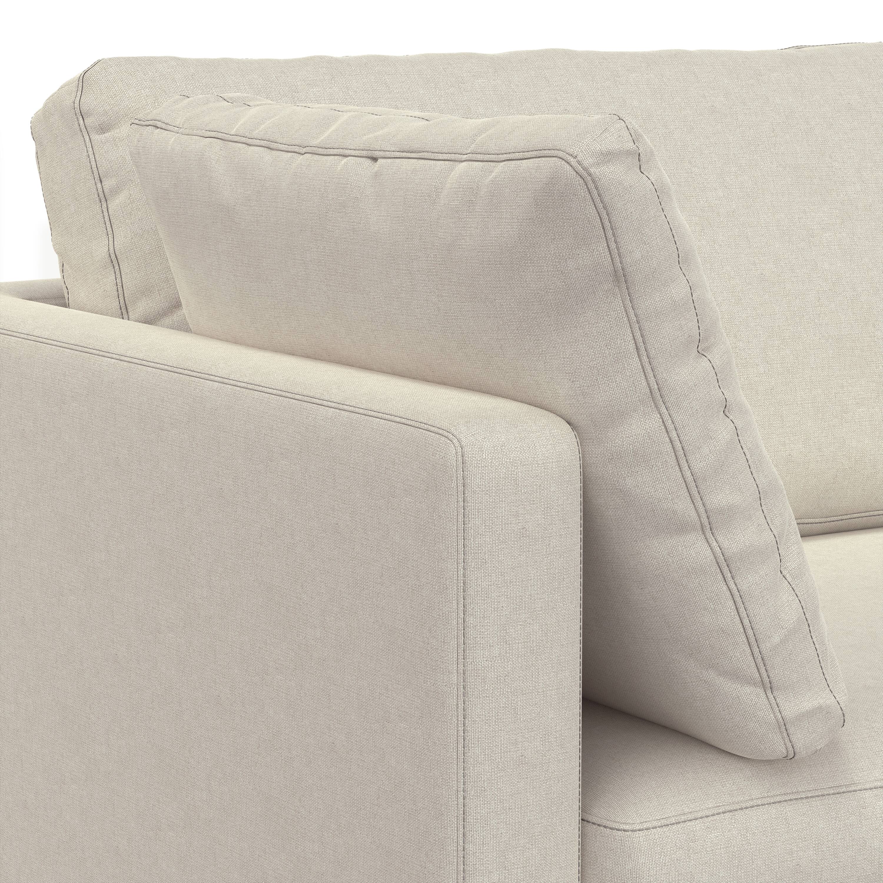 Alt View 6. Simpli Home - Ava 90-inch Sofa in Tightly Woven Performance Fabric - Cream.