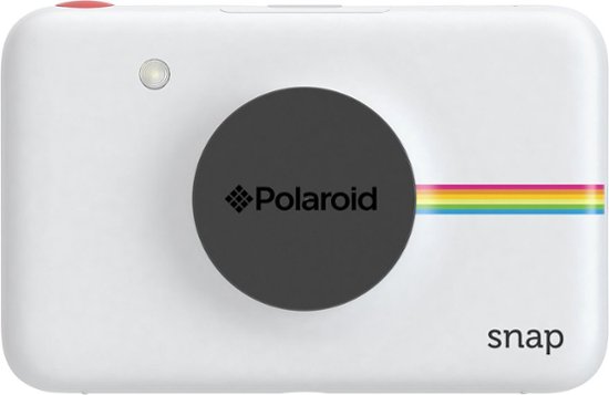 Polaroid - Snap 10.0-Megapixel Digital Camera - White - Front_Zoom