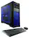 Front. CybertronPC - Steel-9600 Desktop - Intel Core i7 - 16GB Memory - 2TB Hard Drive - Blue.