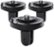 Angle Zoom. 360fly - QuickTwist Action Camera Mount Adapters (3-Pack) - Black.