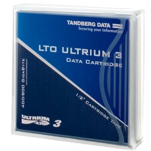 Front Standard. Tandberg - LTO Ultrium 3 Data Cartridge.
