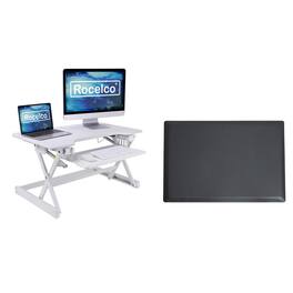 Rocelco - 32" Height Adjustable Standing Desk - White