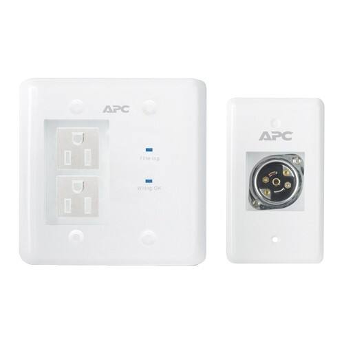 Front Standard. APC - AV In-Wall Power Filter and Connection Kit.