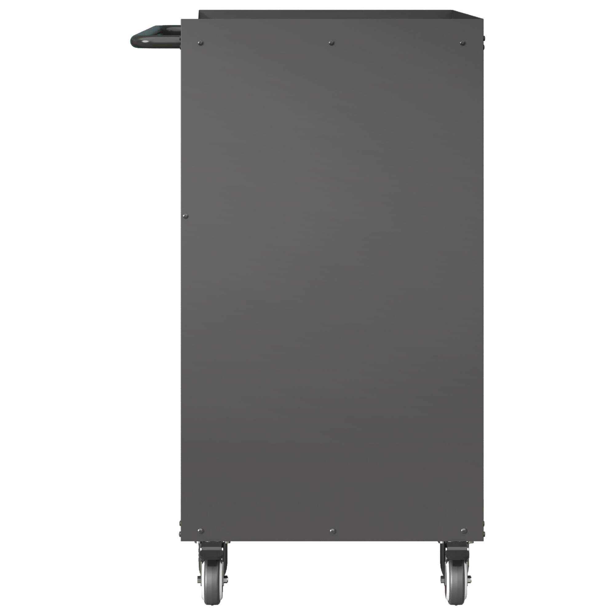Alt View 5. LOVMOR - Heavy Duty Metal Storage Cabinet with Wheels 3 Drawer Tool Cabinet for Garage Office and Home Organization.