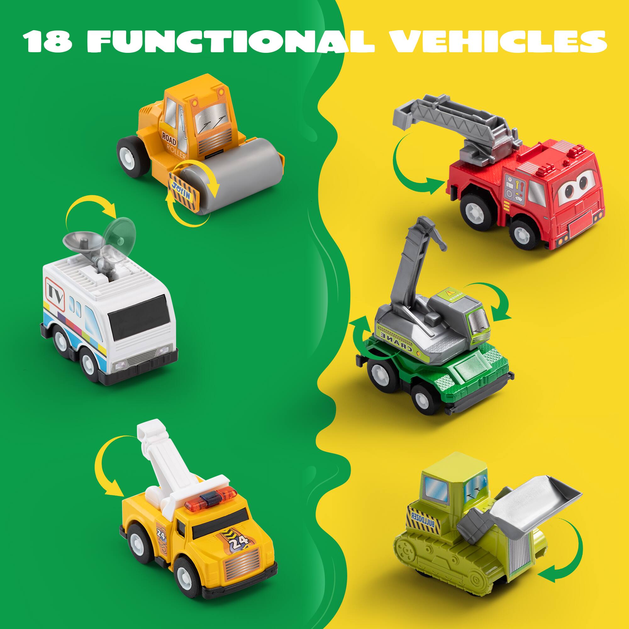 18 FUNCTIONAL VEHICLES