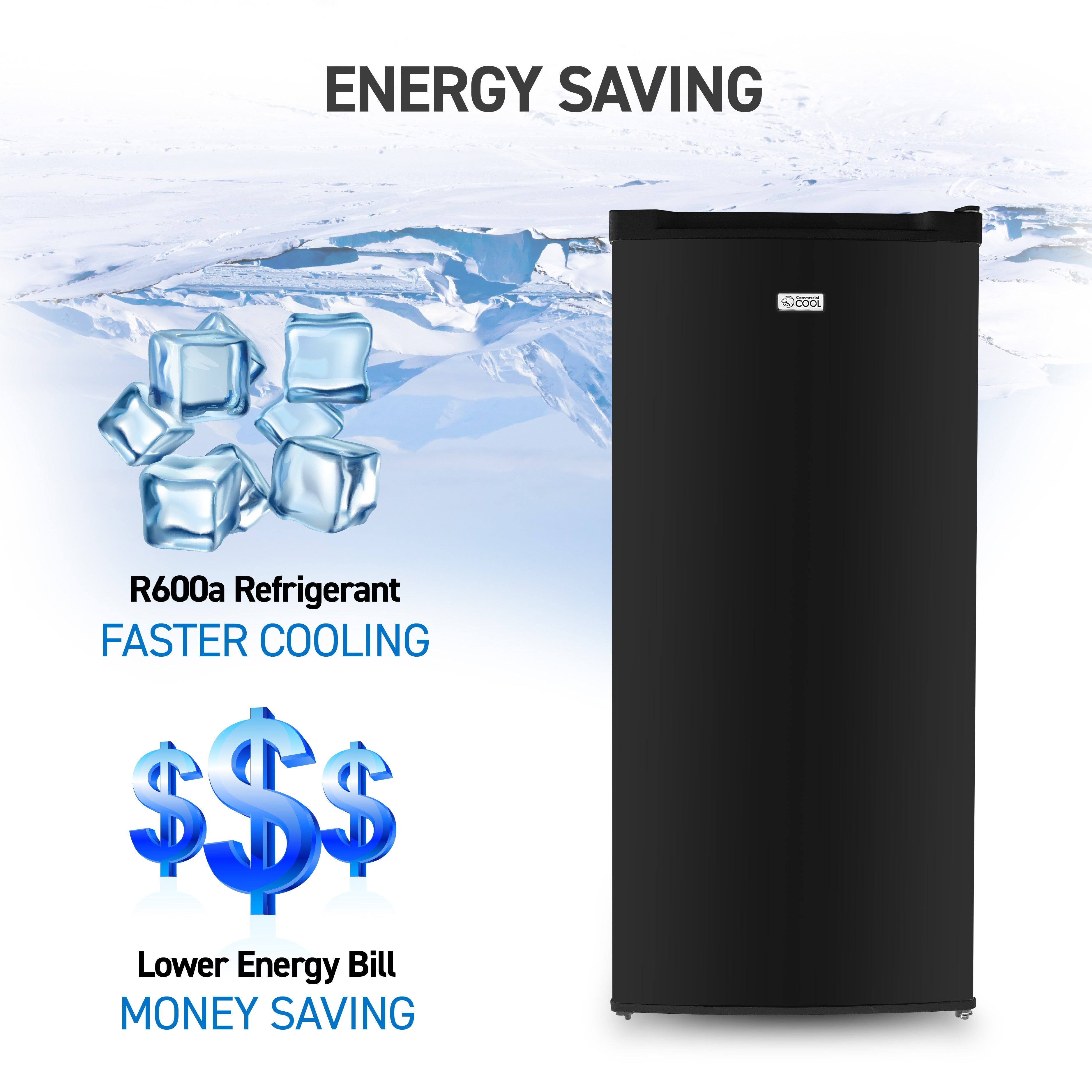 ENERGY SAVING

R600a Refrigerant  
FASTER COOLING

Lower Energy Bill  
MONEY SAVING