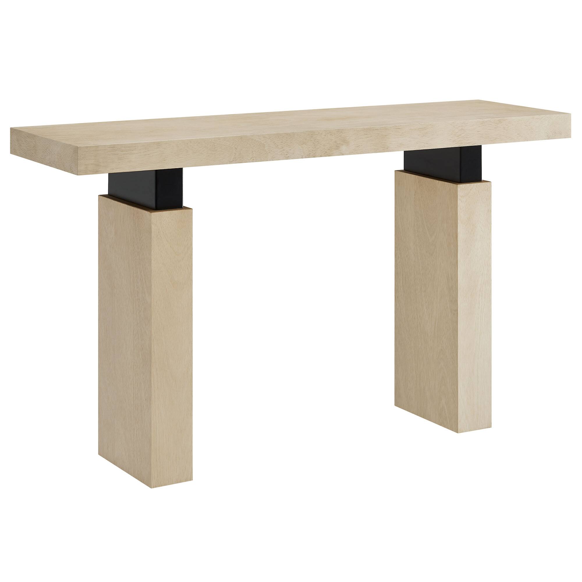 Angle. Modway - Piston 52" Rectangular Wood Console Table by Modway - Natural.
