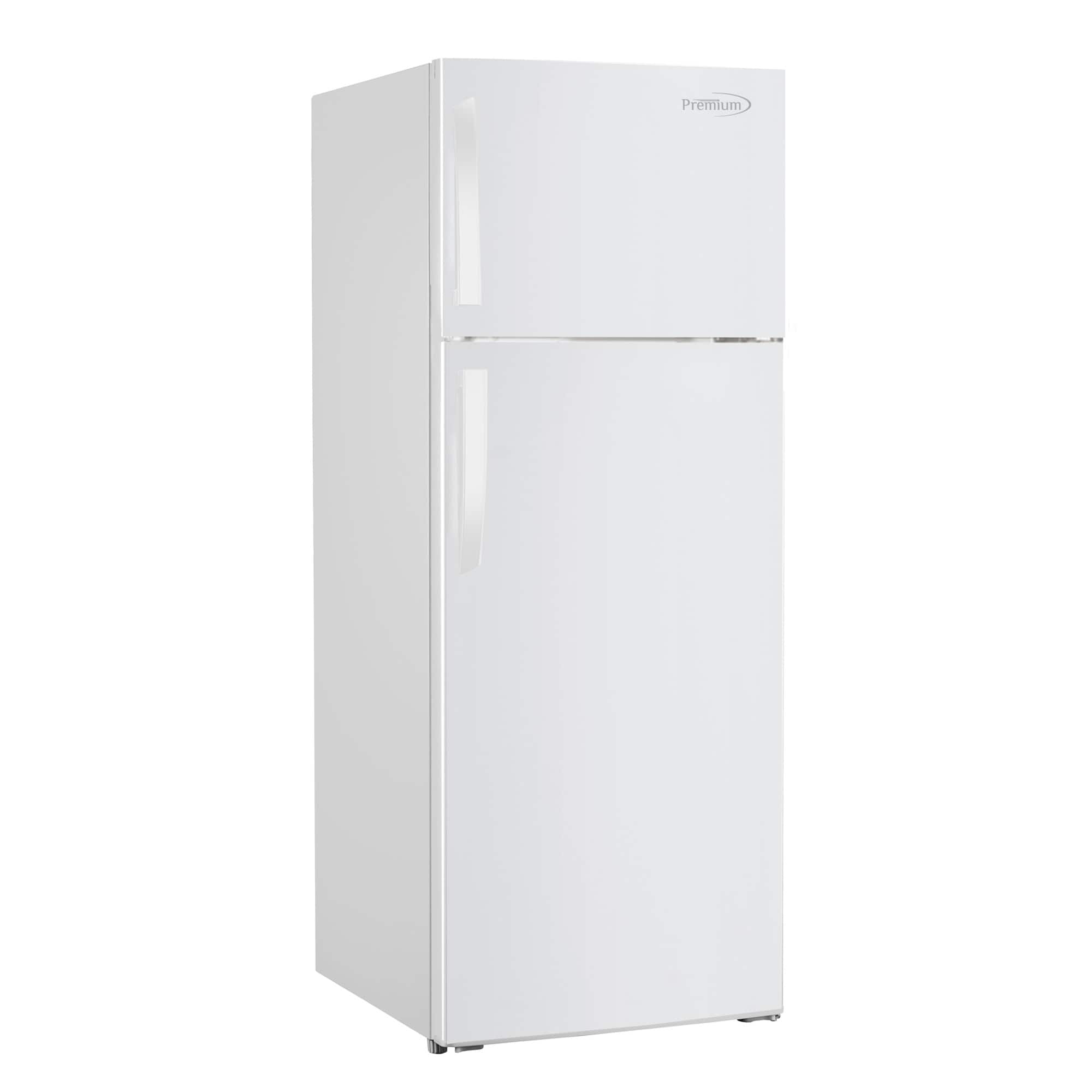Premium Levella - 10.0 CuFt Frost Free Top Freezer Refrigerator with Tilt-Out Can Dispenser and Gallon Door Storage - White