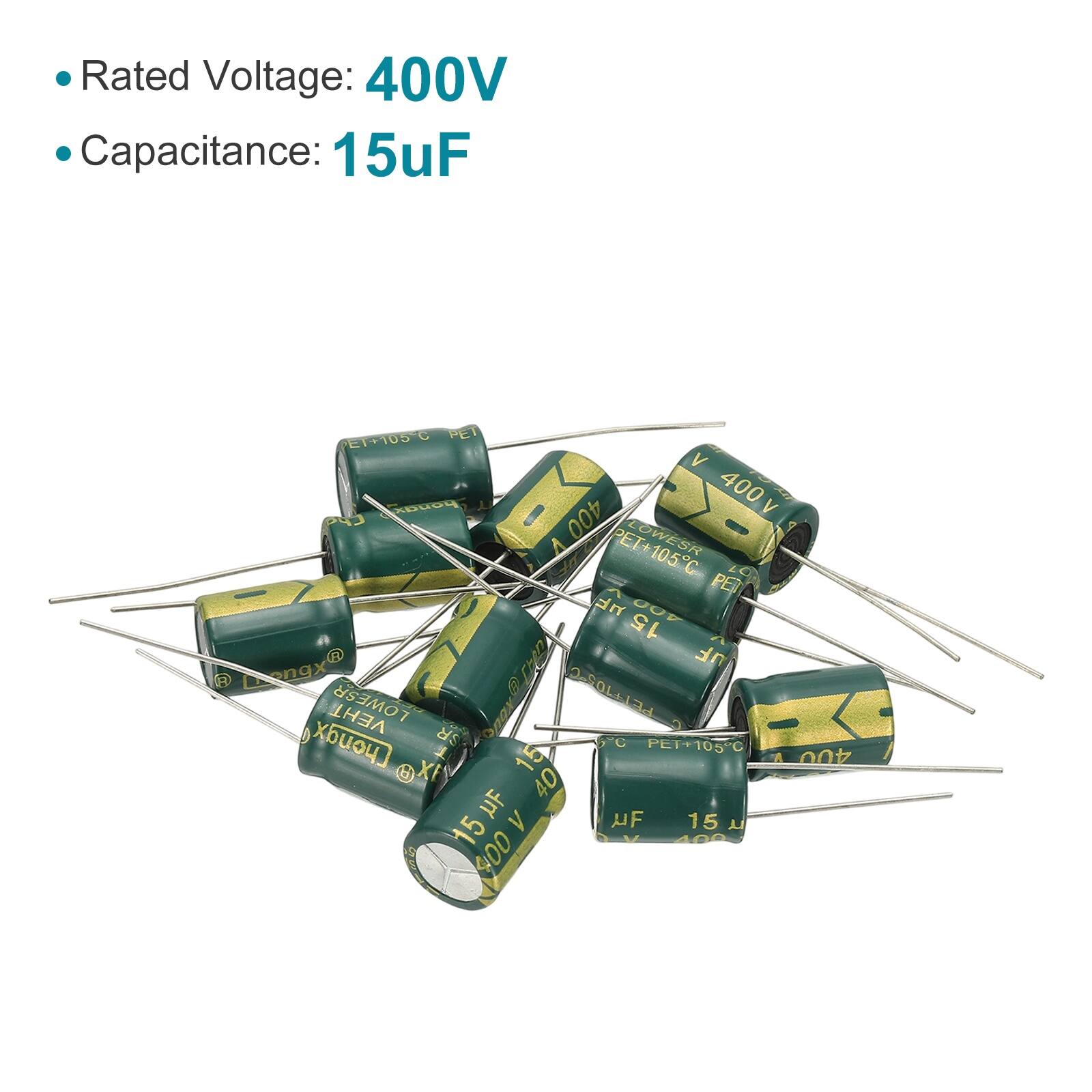Rated Voltage: 400V  
Capacitance: 15uF