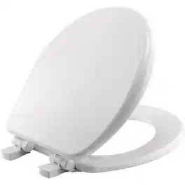 Mayfair by Bemis Alesio Slow Close Round Enameled Wood Toilet Seat - White
