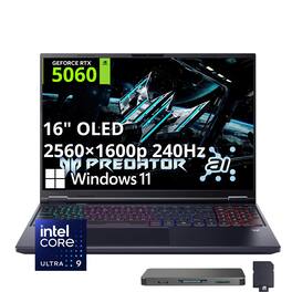 Acer - Upgraded - Predator Helios Neo 16S AI Gaming Laptop - 16" OLED 240Hz - Intel Core Ultra 9 - NVIDIA GeForce RTX 5060 – 32GB – 2TB - Obsidian Black