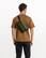 Angle. tomtoc - Aviator-T35 2.5L X-Pac Sling Bag with RFID Blocking, Minimalist Crossbody Bag Chest Shoulder Pack for Travel, Everyday - Green.