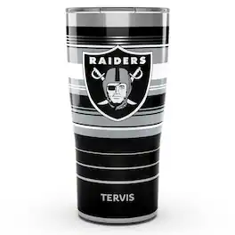 Tervis - Las Vegas Raiders 20oz. Hype Stripe Stainless Steel Tumbler - Multicolor