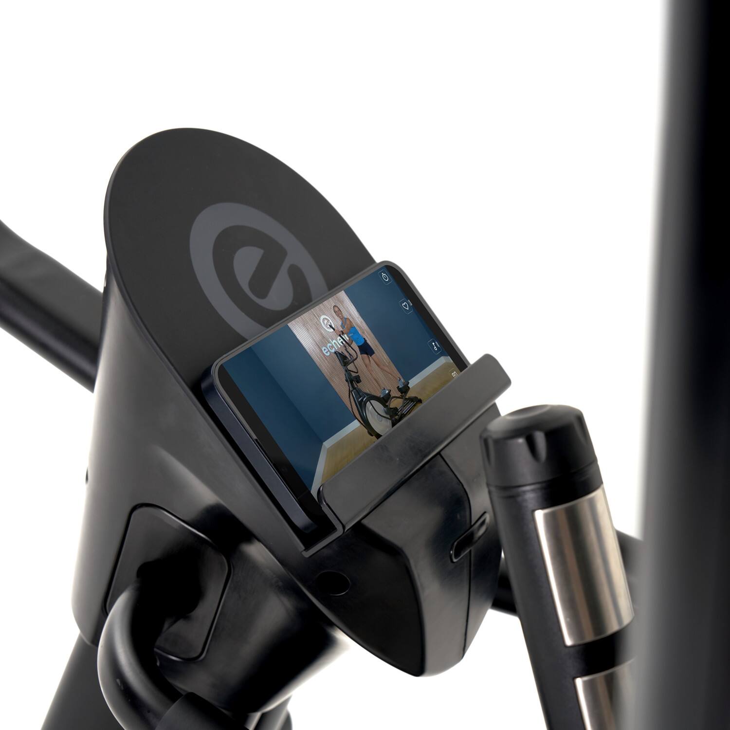 Alt View 5. Echelon - Ellipse EL-8s Elliptical Machine with 22" class HD Touchscreen, Smart Resistance & Incline - Black.