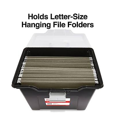 Holds Letter-Size Hanging File Folders