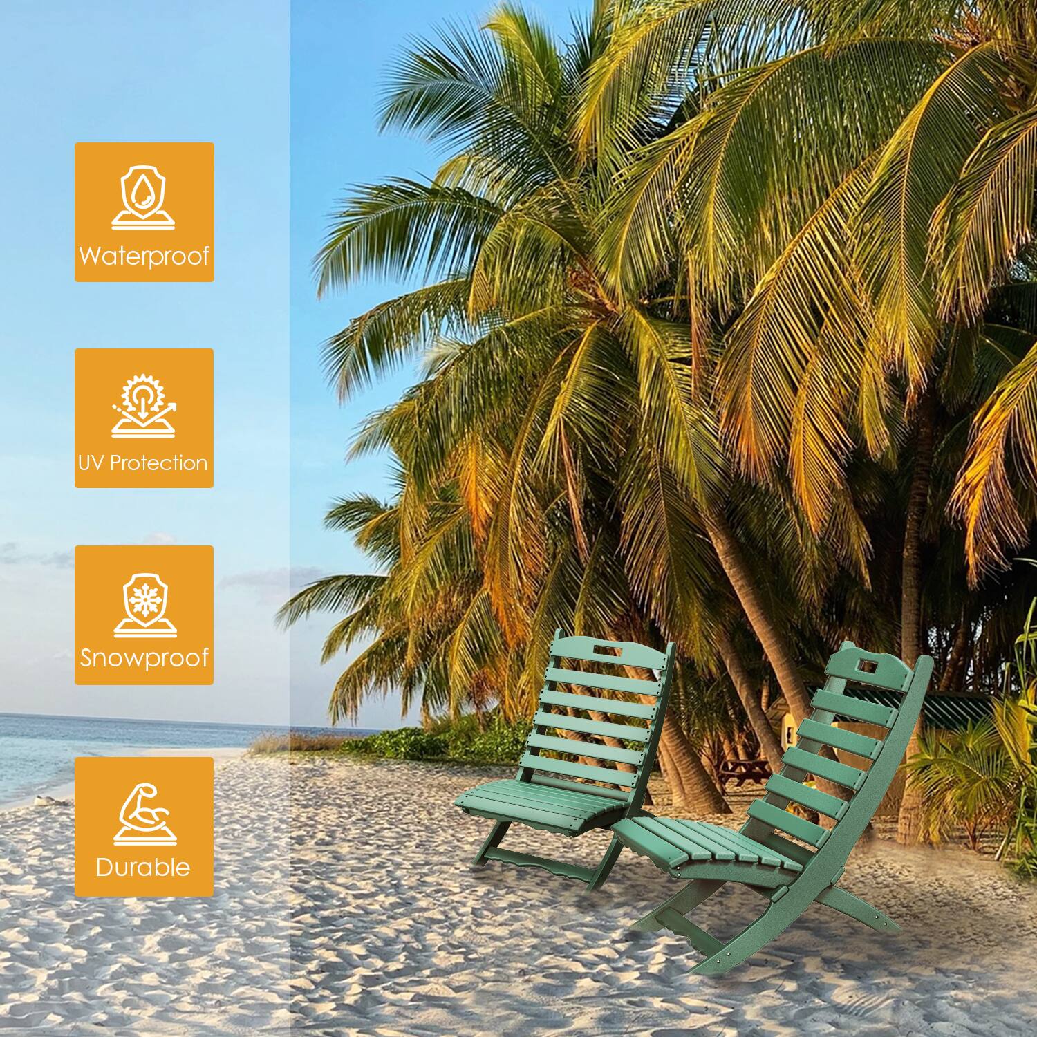 Waterproof  
UV Protection  
Snowproof  
Durable