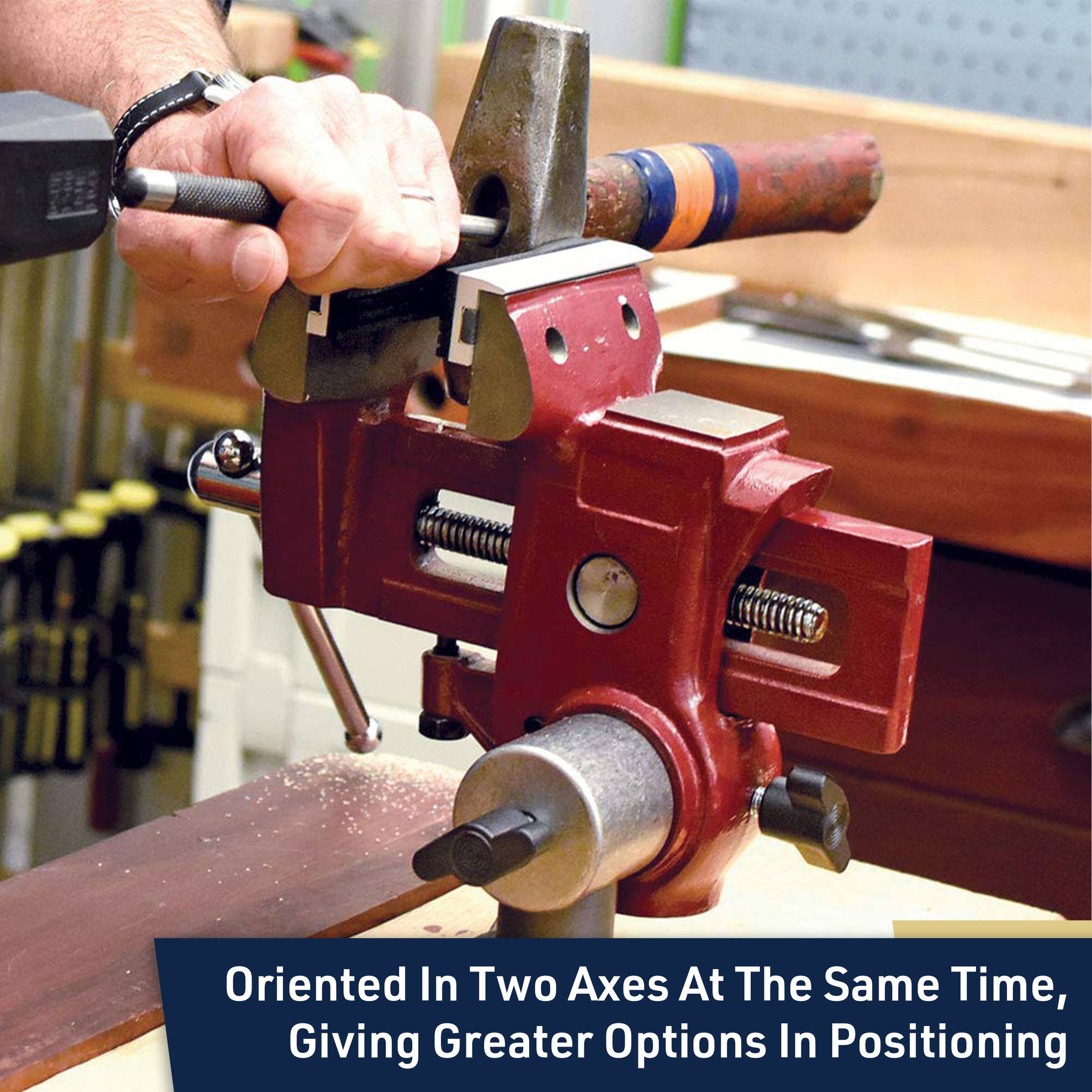 Oriented In Two Axes At The Same Time, Giving Greater Options In Positioning