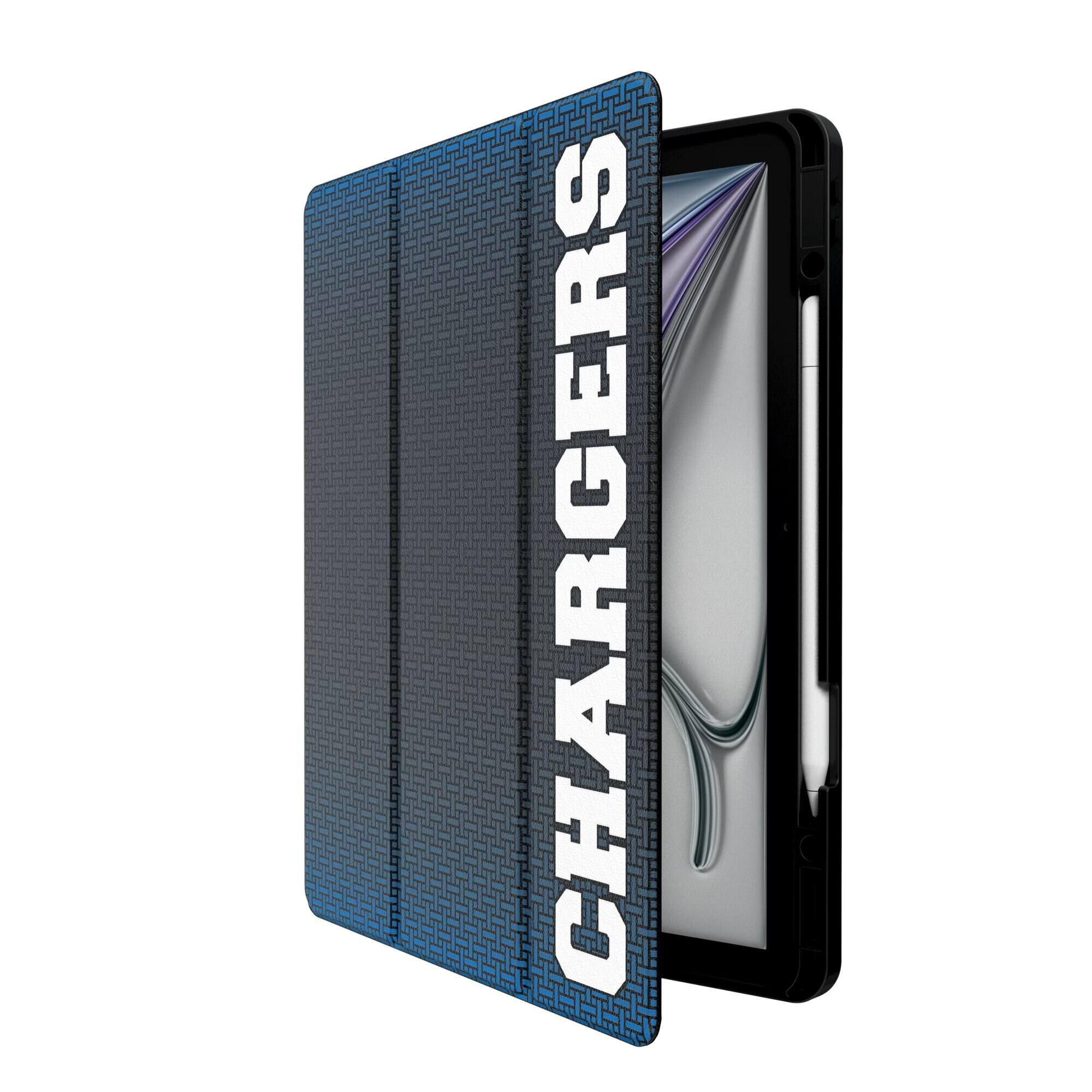 Alt View 1. Keyscaper - Los Angeles Chargers iPad Case - 13in Air M2/M3 - Black.