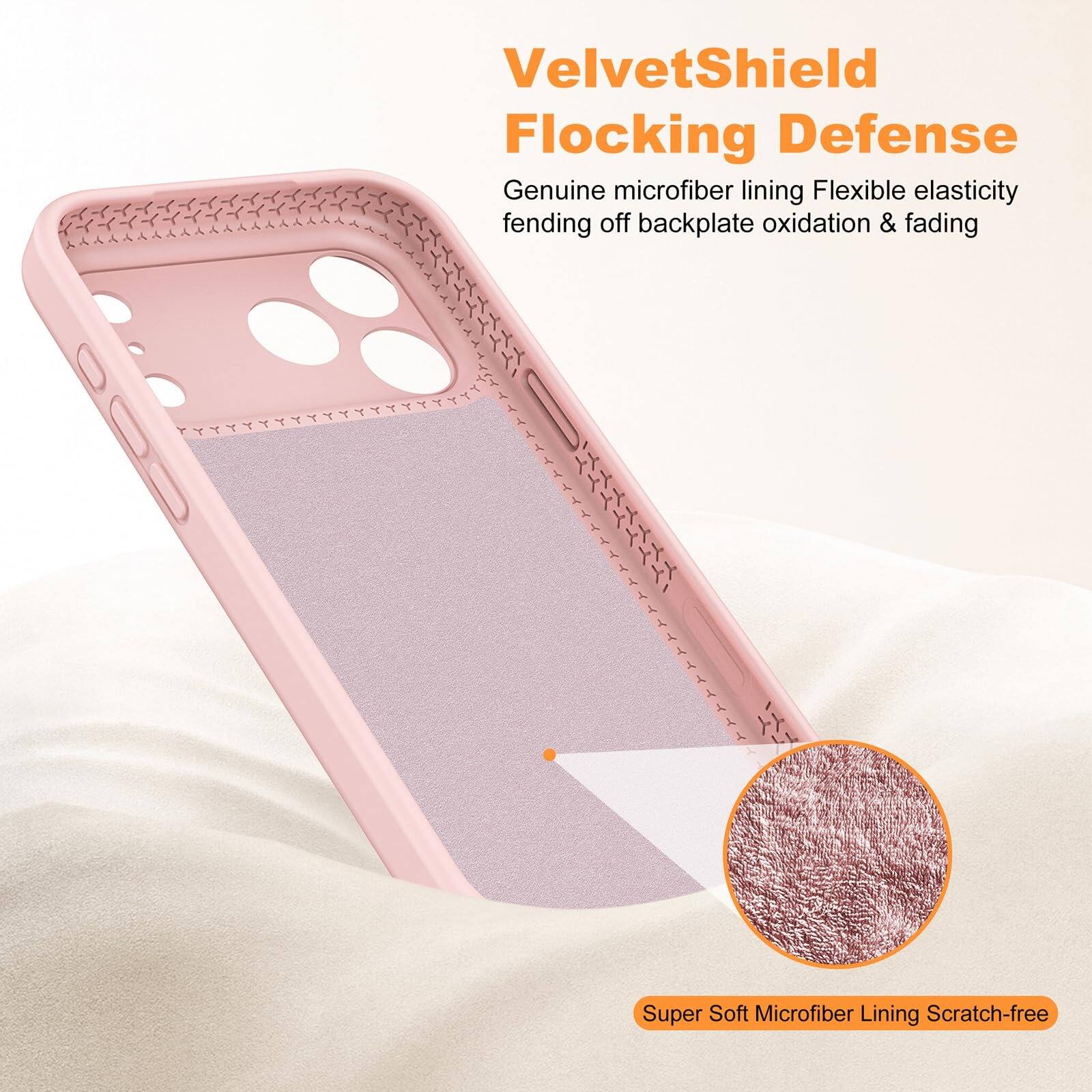VelvetShield Flocking Defense  
Genuine microfiber lining Flexible elasticity fending off backplate oxidation & fading  
Super Soft Microfiber Lining Scratch-free