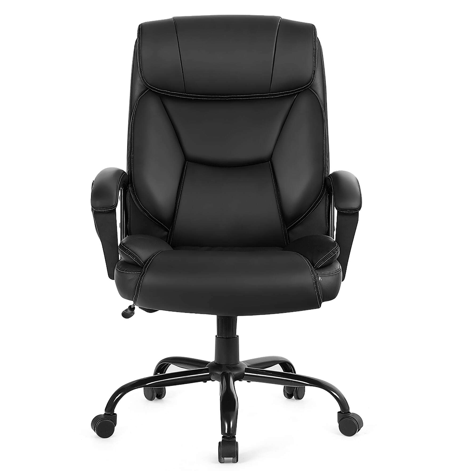 Alt View 20. Costway - Big & Tall Executive PU Leather Massage Chair - Black.