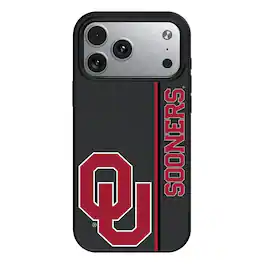 Keyscaper - NCAA - Oklahoma Sooners iPhone Magnetic Bump Case - 15 - Black
